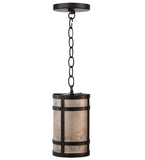5"W Black Dog Mission Mini Pendant