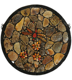 20"W X 20"H Dragonfly Agata Window