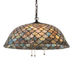24"W Tiffany Fishscale Pendant