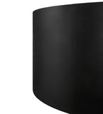 60"W Cilindro Vinyl Contemporary Flushmount