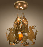 80"W Dragos Contemporary Dragon Pendant