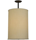 14.5"W Cilindro Mystic Beige Traditional Pendant