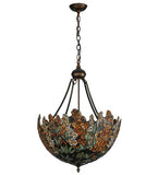 22"W Tiffany Laburnum Floral Inverted Pendant