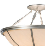 35"W Commerce Contemporary Semi-Flushmount