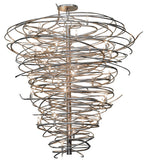 73"W Cyclone 36 Lt Contemporary Chandelier