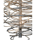 73"W Cyclone 36 Lt Contemporary Chandelier