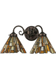 17"W Jadestone 2 Lt Wall Sconce