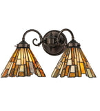 17"W Jadestone 2 Lt Wall Sconce
