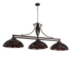 70"L Elan 3 Lt Tiffany Kitchen Island Lighting