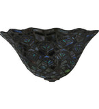12.5"W Tiffany Peacock Feather Wall Sconce