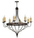 48"W Bottini 8 Lt Chandelier