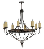 48"W Bottini 8 Lt Chandelier