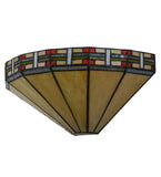 14.5"W Arizona Southwest Stained Glass Wall Sconce
