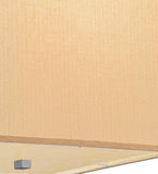 18"Sq Quadrato Honey Bombay Fabric Dimmable Flushmount