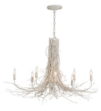 40"L Lodge Twigs 8 Lt Chandelier