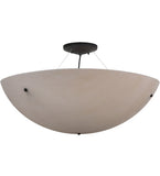 32"W Cypola W/Uplights Contemporary Inverted Pendant