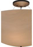 32"W Cypola W/Uplights Contemporary Inverted Pendant