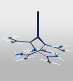 67"L Neutron 24 Lt LED Contemporary Chandelier