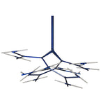 67"L Neutron 24 Lt LED Contemporary Chandelier