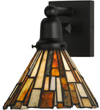 8"W Jadestone Delta Wall Sconce
