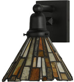 8"W Jadestone Delta Wall Sconce