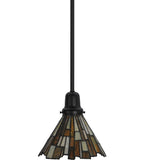 8"W Jadestone Delta Mini Pendant