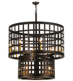 40"W Cilindro Golpe Industrial Pendant