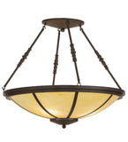 30"W Commerce LED Traditional Semi-Flushmount