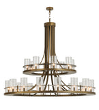 60"W Arion 24 Lt Two Tier Pendant