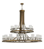 60"W Arion 24 Lt Two Tier Pendant