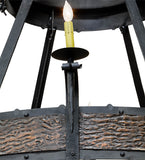 72"W Costello 21 Lt W/Up and Downlights Three Tier Gothic Chandelier