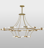 87"W ISON 36 Lt Contemporary Chandelier