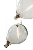 36"W Euri Tanta Pouring 3 Lt Cascading Contemporary Pendant