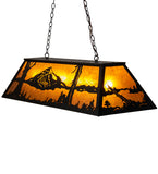 48"L Mountain Range Island/Billiard Pendant