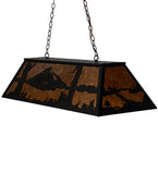 48"L Mountain Range Island/Billiard Pendant