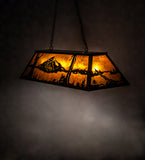 48"L Mountain Range Island/Billiard Pendant