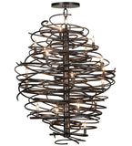 42"W Cyclone 20 Lt Contemporary Chandelier