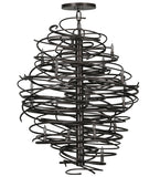 42"W Cyclone 20 Lt Contemporary Chandelier