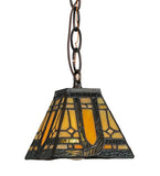 5"Sq Sierra Prairie Mission Mini Pendant