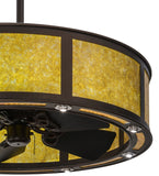 36.5"W Smythe W/Up And Downlights LED Chandel-Air Fan