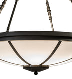 36"W Commerce Modern Semi-Flushmount