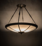 36"W Commerce Modern Semi-Flushmount