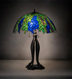 30"H Tiffany Honey Locust Table Lamp