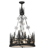 23"W Alpine Lodge Inverted Pendant