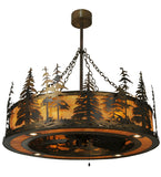 44.5"W Tall Pines W/Up And Downlights Chandel-Air Fan