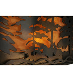 44.5"W Tall Pines W/Up And Downlights Chandel-Air Fan