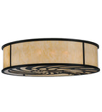 60"W Nautilus Nautical Flushmount