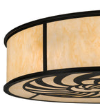 60"W Nautilus Nautical Flushmount-