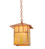 12"Sq Seneca Double Bar Mission Outdoor Pendant