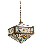 21"Sq Backyard Friends Wildlife Inverted Pendant